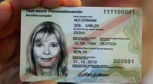 Немецкое удостоверение личности