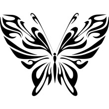 Schmetterlingsabstraktion pro Seite