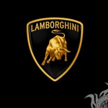 Foto com o logotipo da Lamborghini em sua foto de perfil