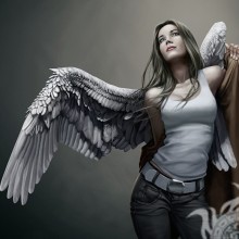 Chica angel hermosa avatar