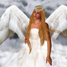 Desenho de anjo para avatar