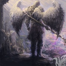 Imagen de ángel en avatar para un hombre