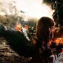 Imagen de ángel oscuro en avatar girl