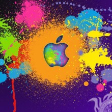 Картинка с логотипом Apple на аву