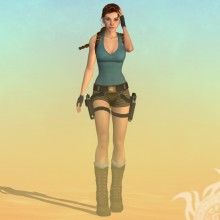 Lara Croft Foto auf dein Profilbild herunterladen