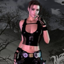 Lara Croft Foto auf Profilbild herunterladen