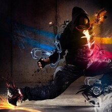Ninja imagen abstracta en descarga de avatar