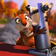 Echtes Eichhörnchenmädchen auf Avatar