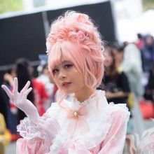 Japanisches Mädchen cosplay auf Avatar