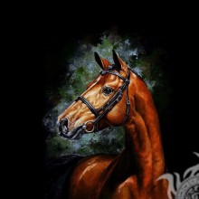 Малюнок коня на аватар