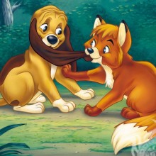 Лисиця і пес ава з мультфільму