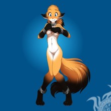 Capa de desenho animado raposa