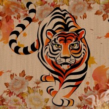 Рисунок с тигром на аватар