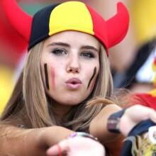 Foto eines belgischen Mädchens für das Profilbild