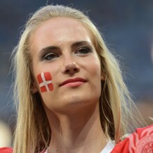 Dänische Cheerleaderin
