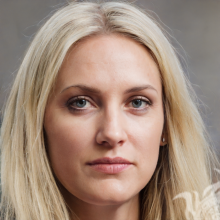 Foto de uma mulher escandinava para foto de perfil