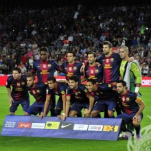 Barcelona Team Club Foto auf Profilbild