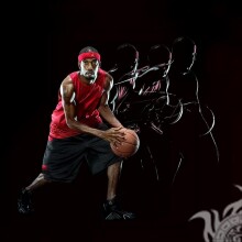 Картинка з відомим баскетболістом на аккаунт