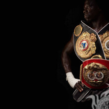 Boxer Champion Foto auf Profilbild