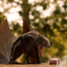 Foto do dragão em Game of Thrones