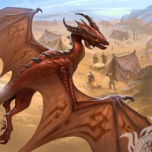Hermosos dragones en avatar