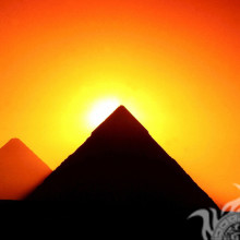 Ägypten Gizeh Pyramiden auf Rechnung