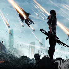 Завантажити на аватарку на обкладинку фото Mass Effect безкоштовно