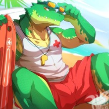 Anime Krokodil auf Avatar herunterladen