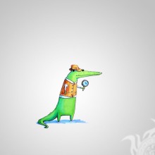 Lustige Bilder für Avatar Krokodil Detektiv