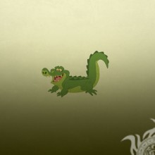 Крокодил з мультика Пітер Пен картинка на аву в ВК