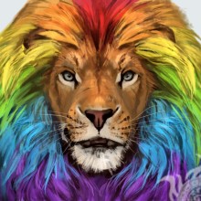 Descargar dibujo de un león para avatar