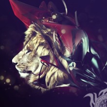 Descarga para arte de avatar con cara de león