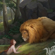 Imagen de sirena y león para avatar