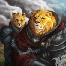 Imagem de cavaleiros leões para avatar