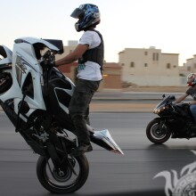 Foto de piloto de motociclista en descarga de avatar