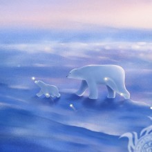 Bär und Teddybär Zeichnung für Avatar
