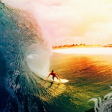 Surfer at sea on avatar download