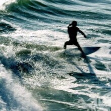 Surfer auf See auf Avatar