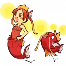 Картинка на аватар русалка и рыба