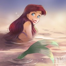 Pequena Sereia Ariel no avatar