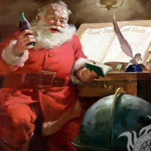Lustige Fotos von betrunkenem Weihnachtsmann