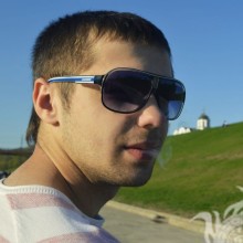 Foto masculina con gafas descargar en perfil