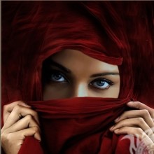 Foto de garota em hijab no download de avatar