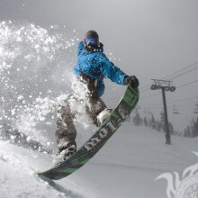 Сноубордист фото на аватарку в снігу