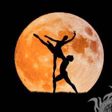 Ballett auf dem Mond auf dem Profil