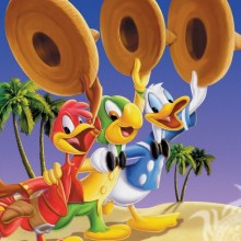 Três pássaros caballero do desenho animado no avatar