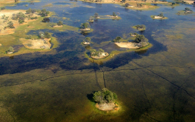 Река Окаванго. Ангола — Ботсвана.
