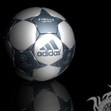 Логотип Адидас на футбольном мяче скачать на аву