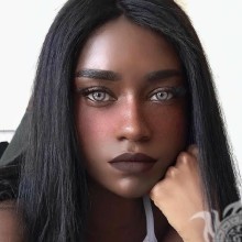 Afrikanische Mädchen Foto auf Avatar