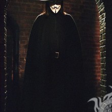 Actor de Vendetta en máscara de avatar